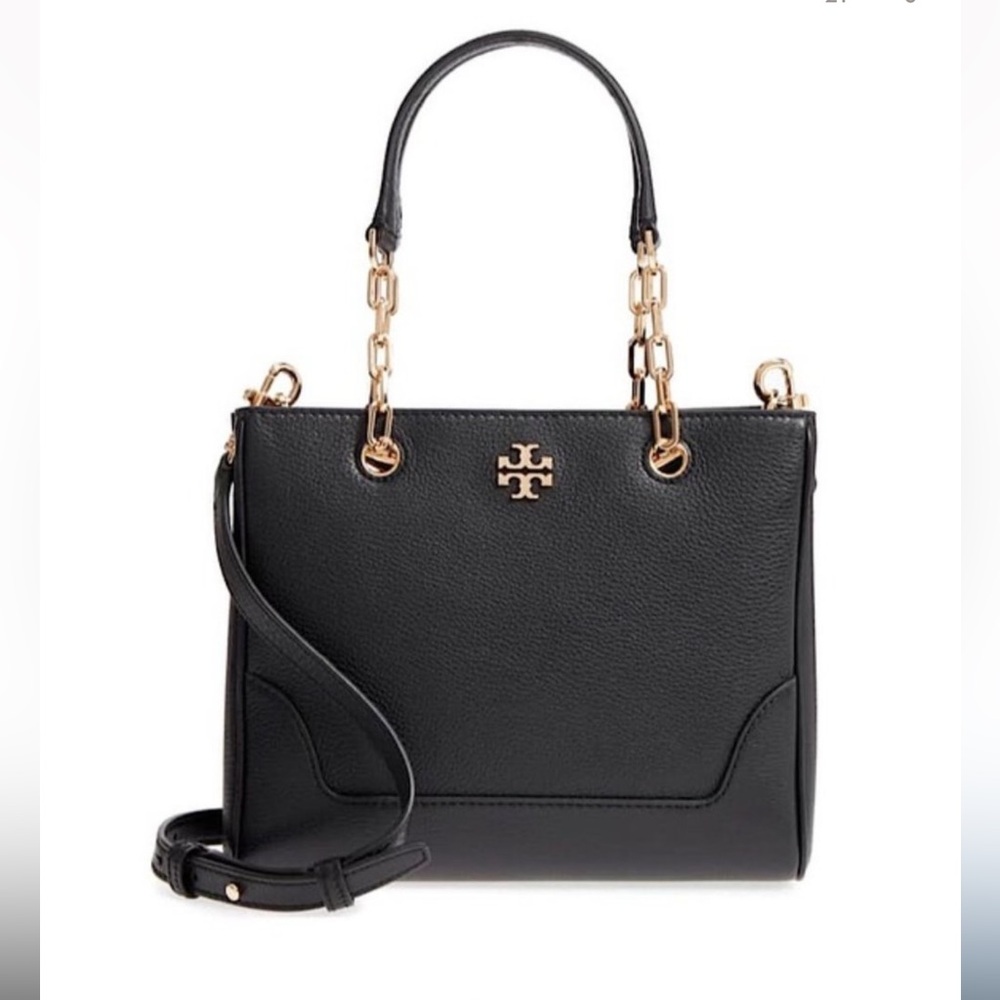 Tory Burch Carter Small Tote in Black